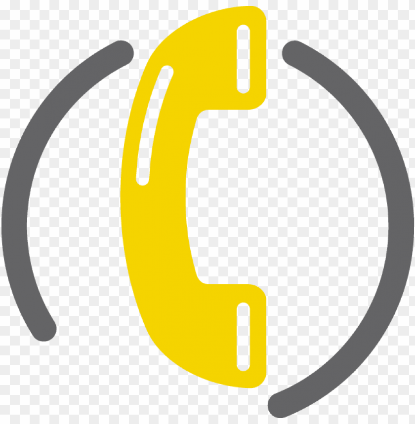 Phone Icons Yellow Contact Us Icon Png Free Png Images Toppng
