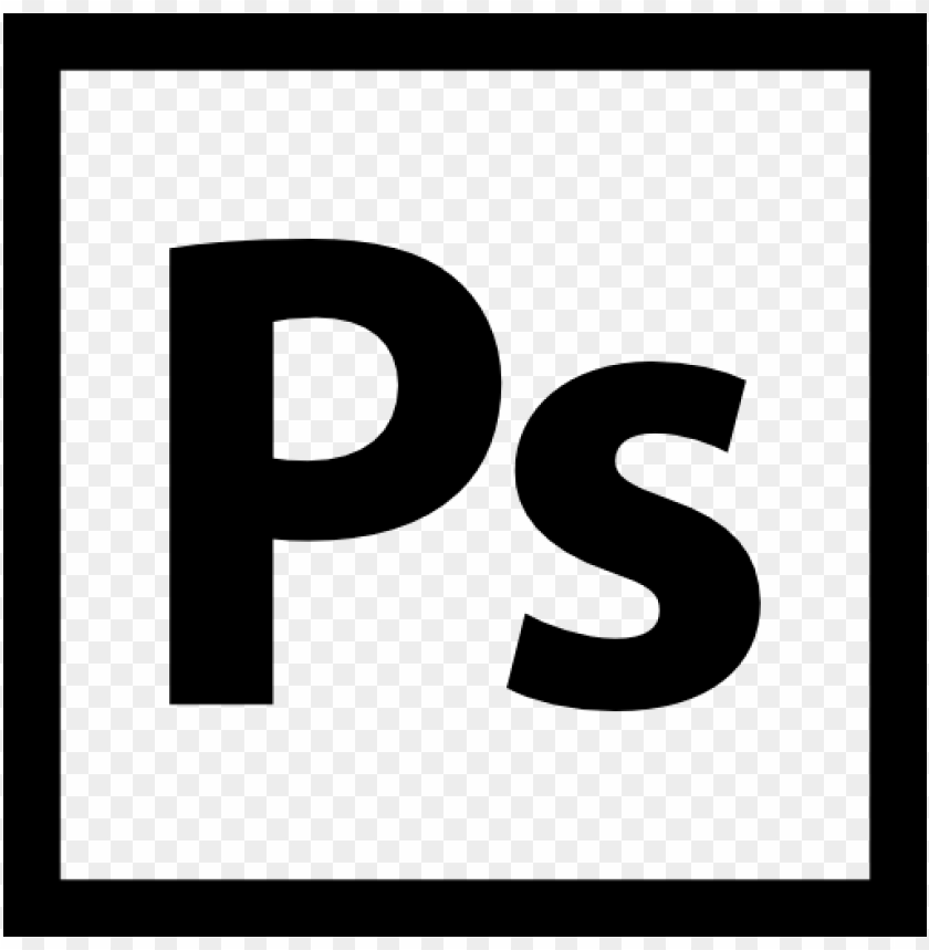 Photoshop Simple Black Border PNG Transparent Background