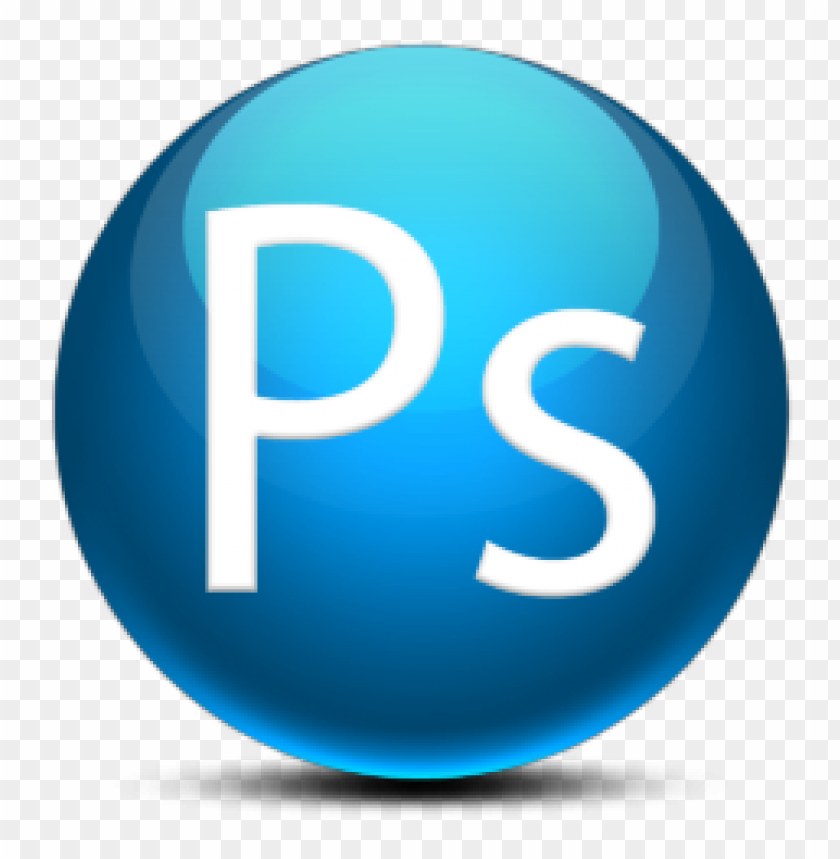 photoshop blue sphere symbol png