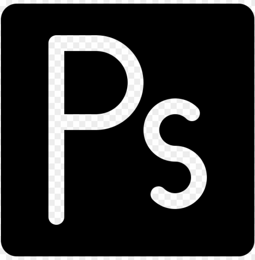 photoshop black minimalist icon png