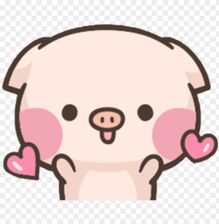 cute, animal, set, pork, design, pet, flower