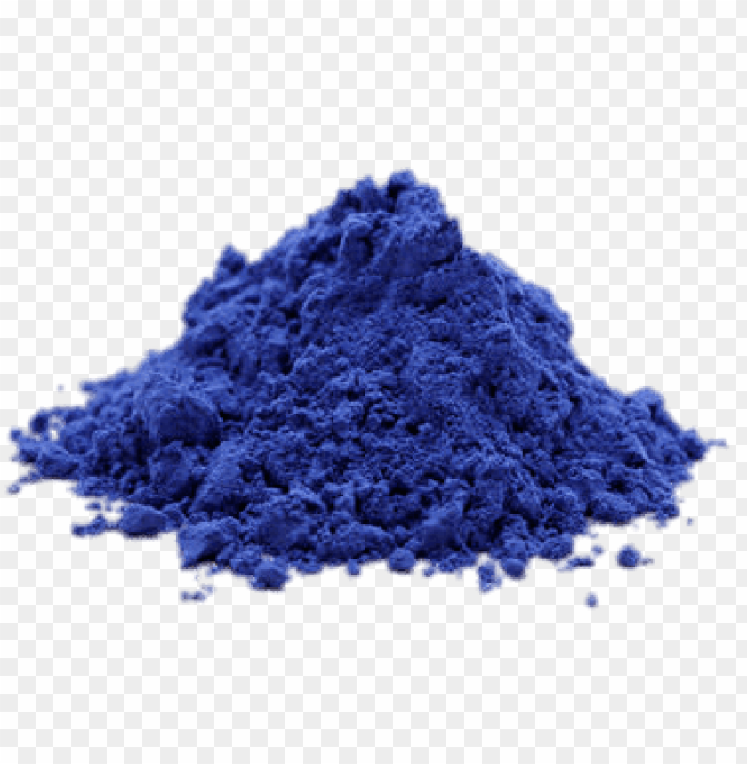 pile of sapphire coloured powder PNG image with transparent background@toppng.com