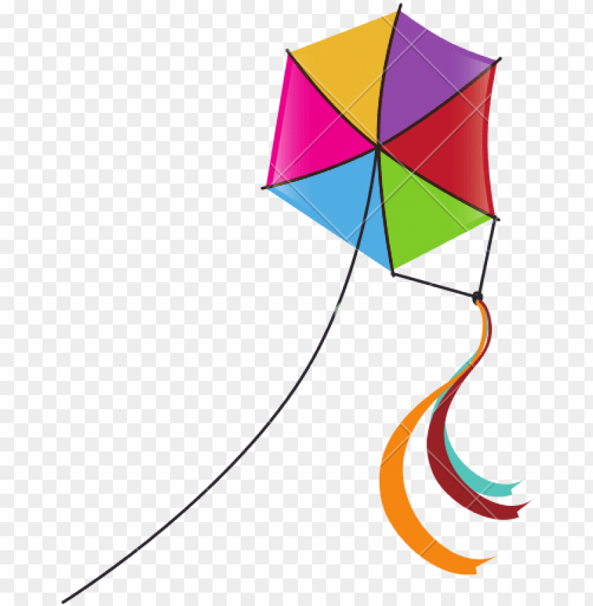 pin kite flying- vector graphics, kite
