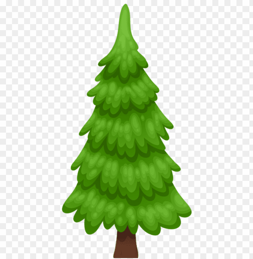 Cartoon Pine Tree - Free pine tree clipart in ai, svg, eps and cdr