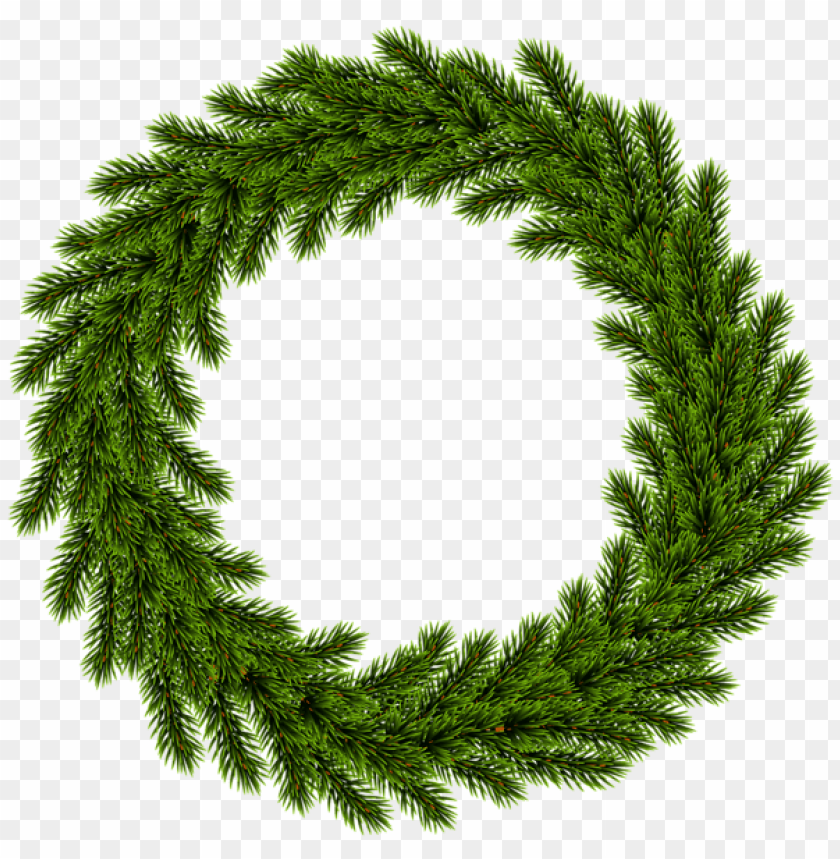 pine wreath PNG Images 40949