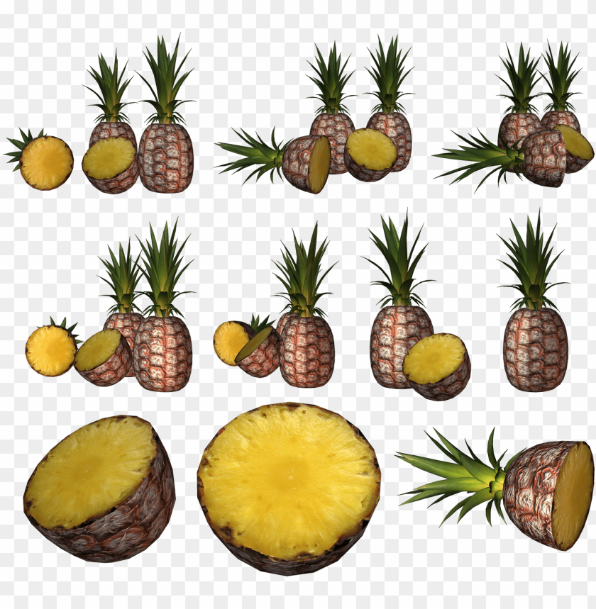 
pineapple
, 
ananas comosus
, 
coalesced berries
, 
pineapples
