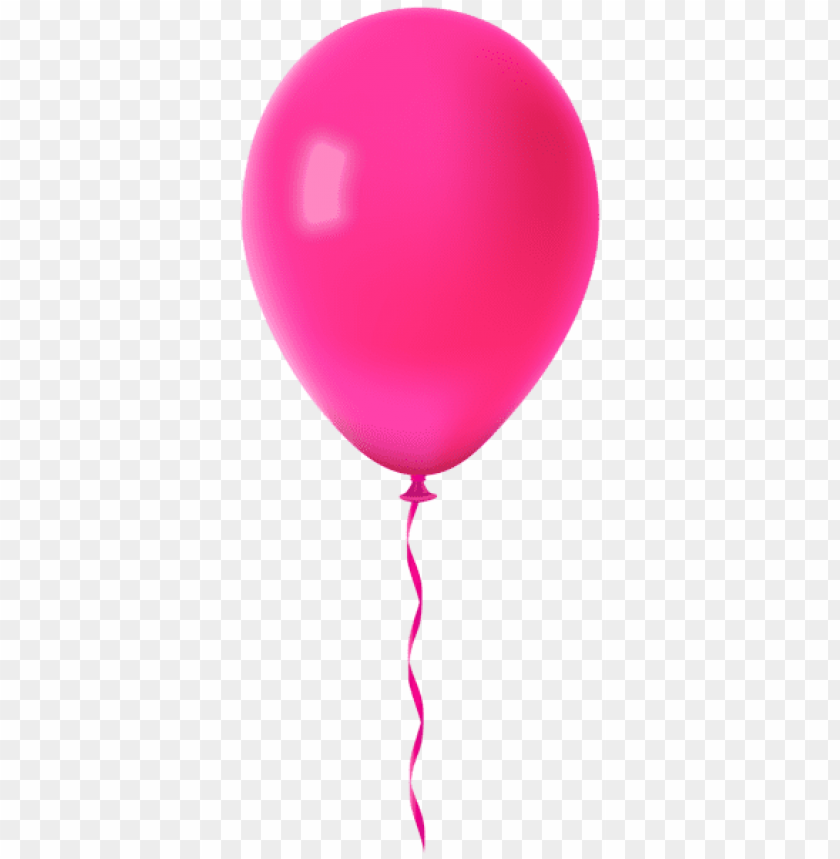 Transparent Background PNG of pink balloon transparent - Image ID 41951