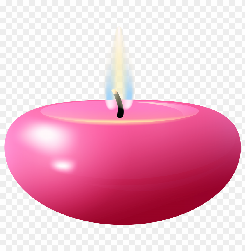 pink candles clipart png photo - 33176