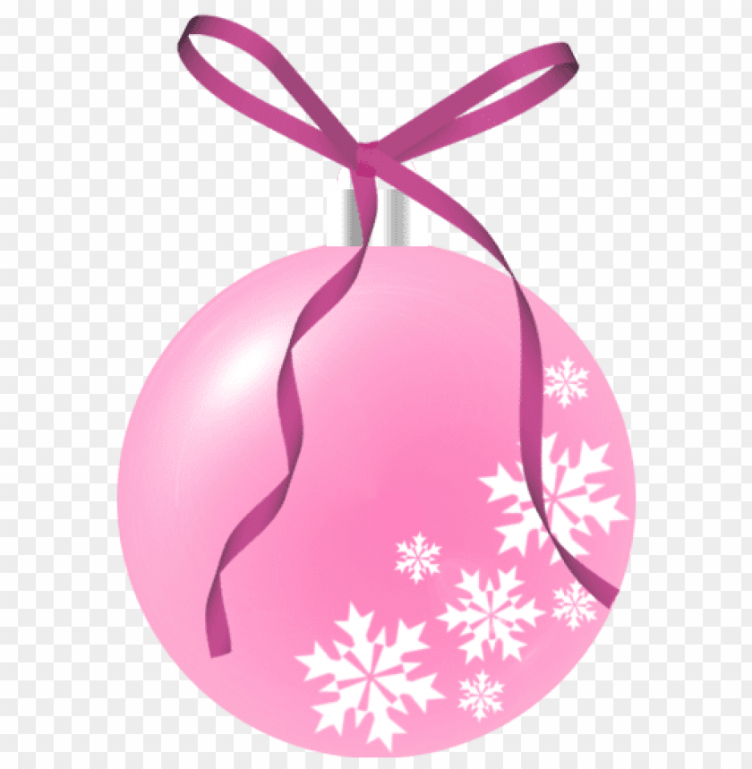 pink christmas ball PNG Images 40335