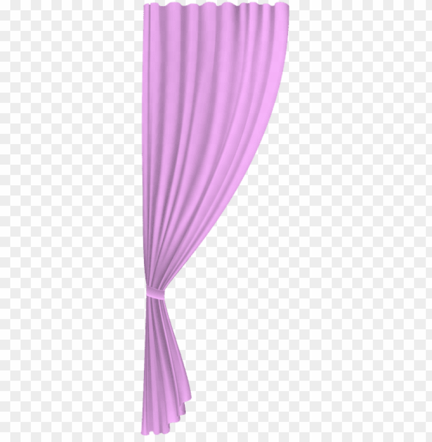 pink curtain transparent