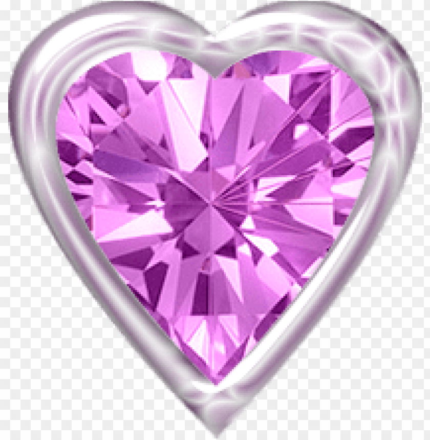 pink diamond heart png - Free PNG Images - 39769