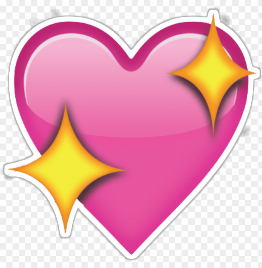 pink, emoji, heart, png