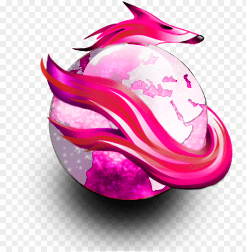 pink firefox icon png - Free PNG Images ID 128842