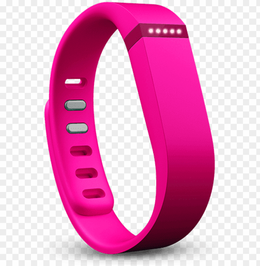Clear pink fitbit flex PNG Image Background ID 70759