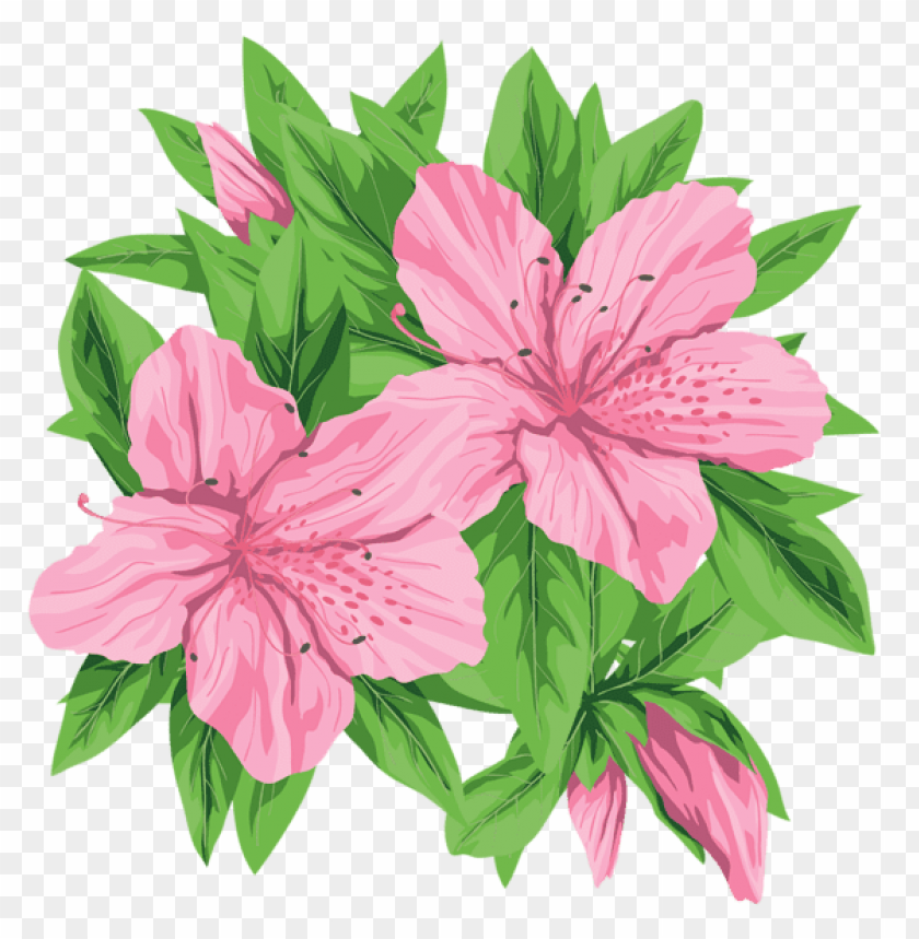 PNG image of pink flowers png clip art with a clear background - Image ID 44504
