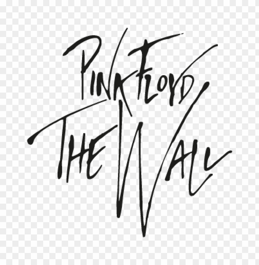  pink floyd the wall vector logo download free - 464420