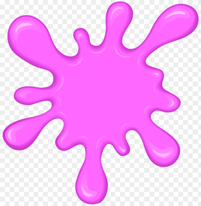 pink paint splatter transparent