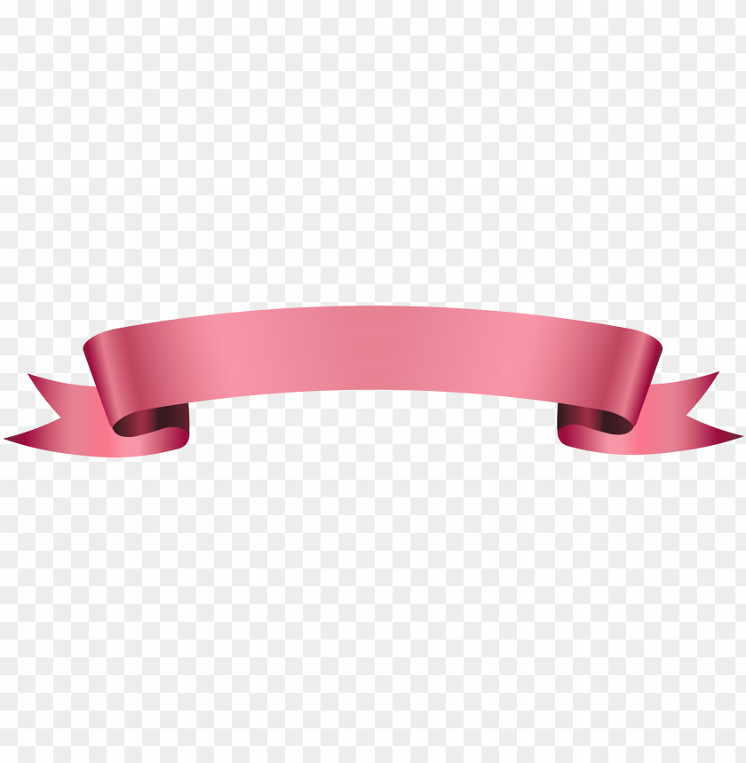 Pink Ribbon Banner Png Image With Transparent Background Toppng