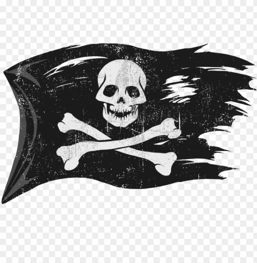 Pirate Clipart Pirate Flag Blowing