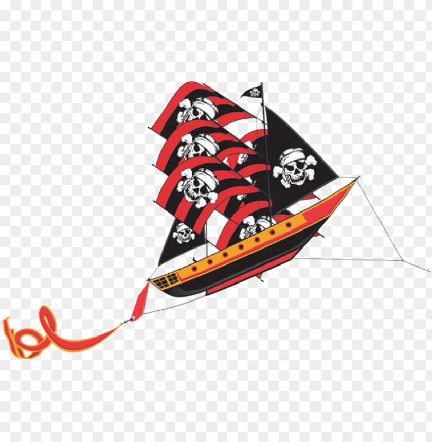 Pirate Ship 3-d Supersize Nylon Kite - X Kites 3 D Supersize Pirate Ship PNG Transparent With Clear Background ID 102652