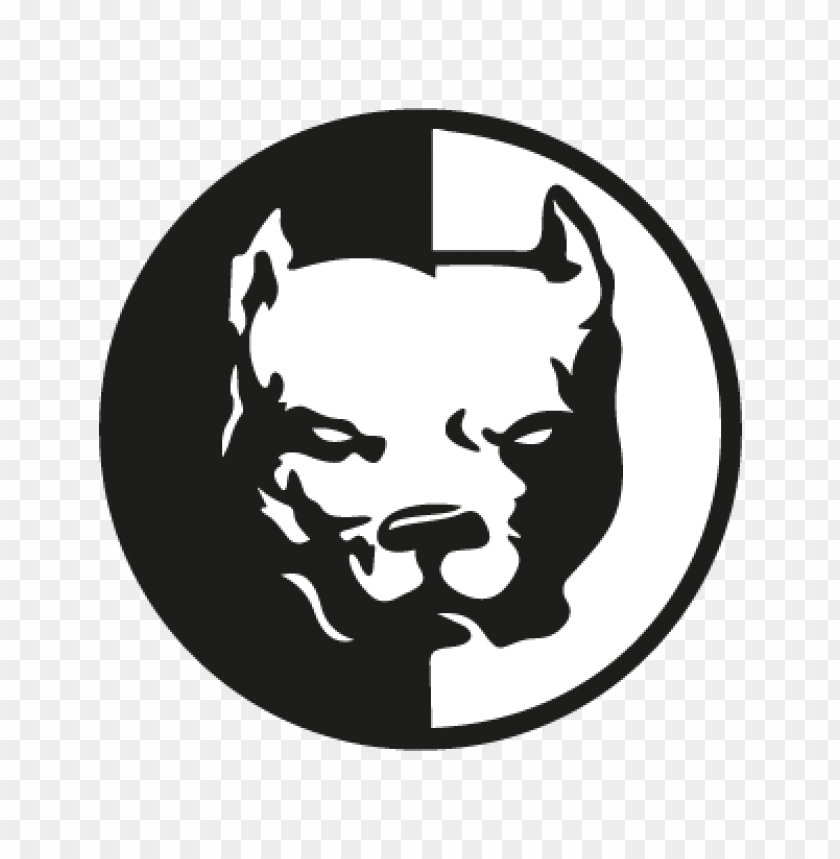  pit bull vector logo download free - 464340
