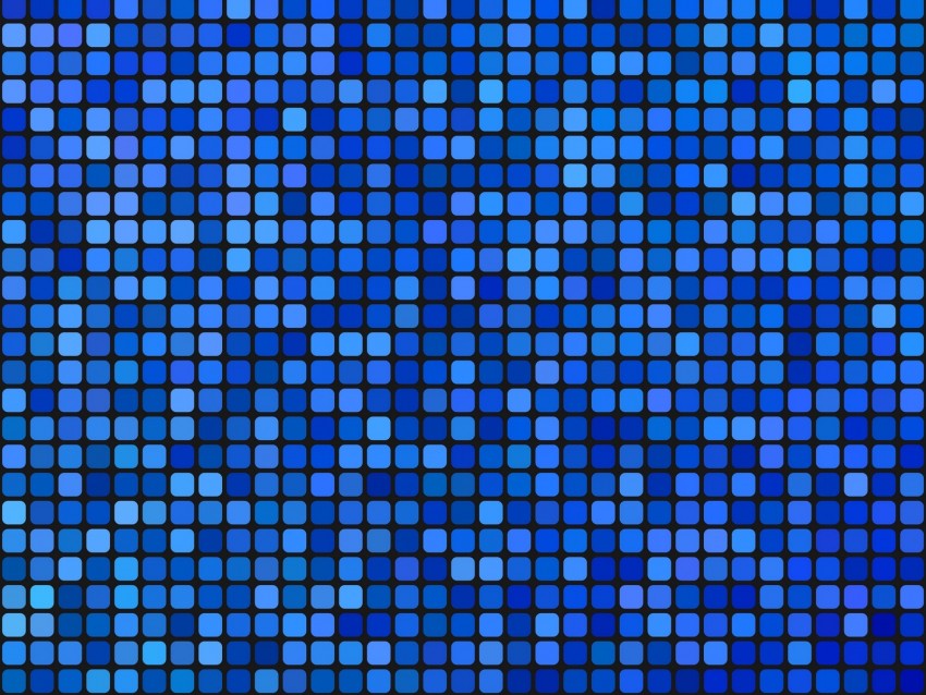 pixels, squares, mosaic, blue, gradient