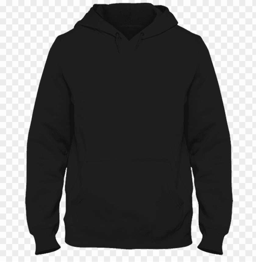 plain black hoodie PNG image with transparent background | TOPpng