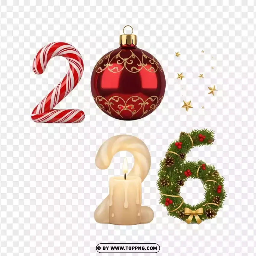 Playful holiday 2026 festive typography design with cheerful style