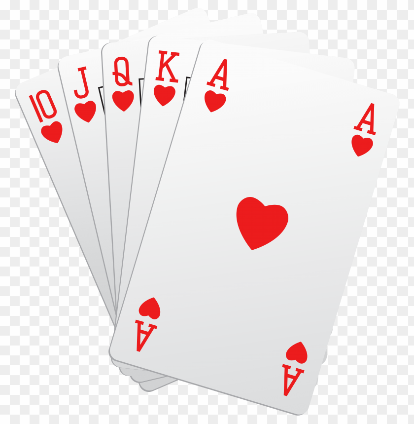 playing cards clipart transparent background