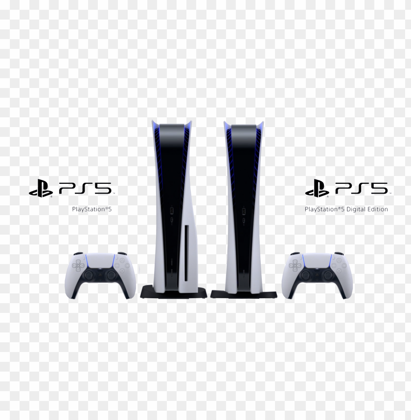 playstation5 official digital edition console PNG image with transparent background@toppng.com