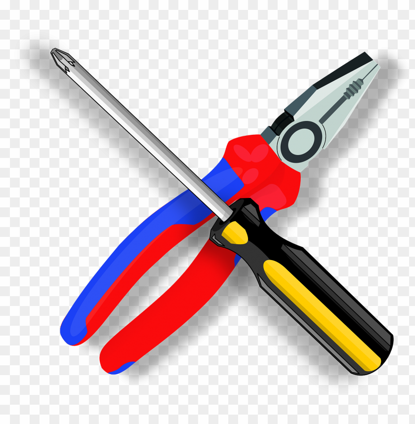 free PNG pliers and screwdriver cartoon illustration tools PNG image with transparent background PNG images transparent