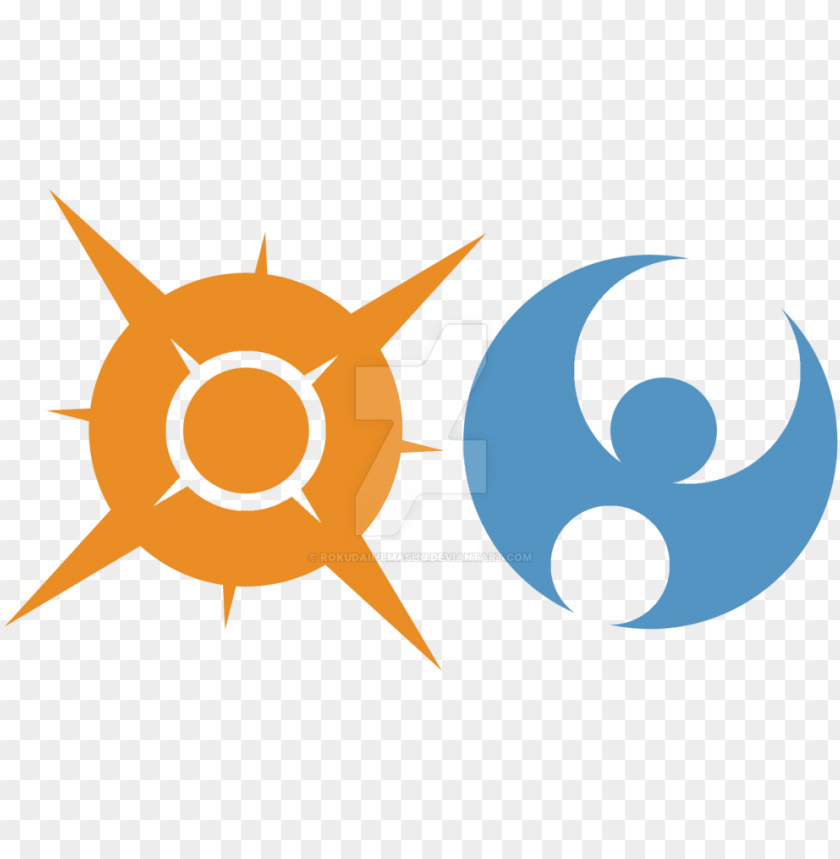 Pokemon Sun And Moon Symbols Png Image With Transparent Background Toppng