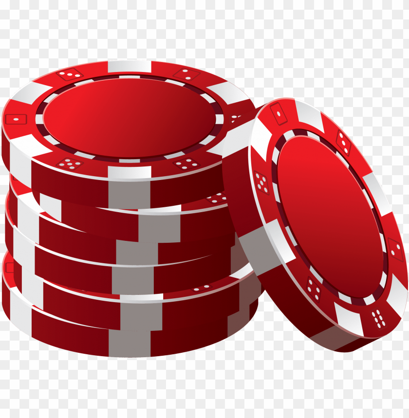 falling poker chips clipart