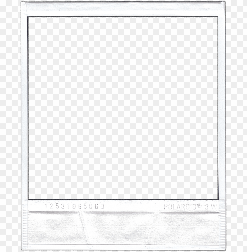 polaroid template transparent background