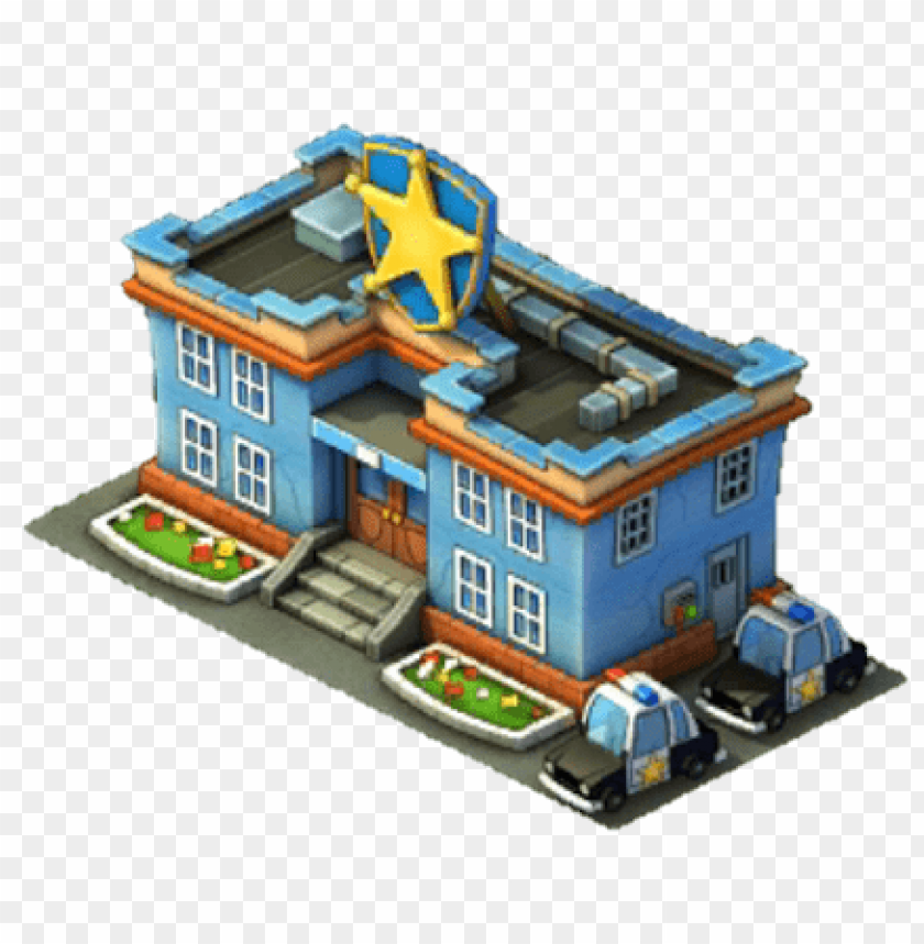 police station cartoon PNG image with transparent background | TOPpng