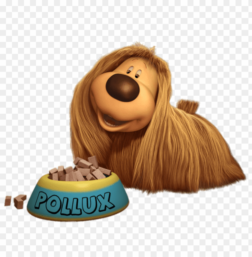 at the movies, cartoons, the magic roundabout, pollux (dougal) with bowl of dog food, 