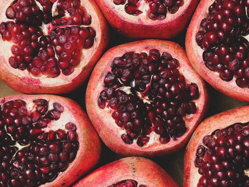pomegranate, fruit, berries, ripe