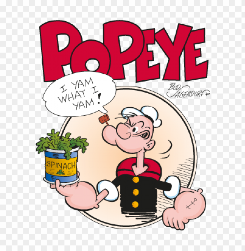 Popeye The Sailor Vector Logo Download Free Toppng