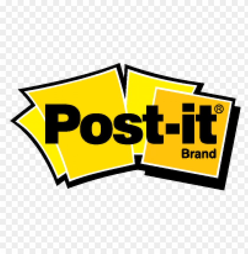  post it logo vector download free - 468551
