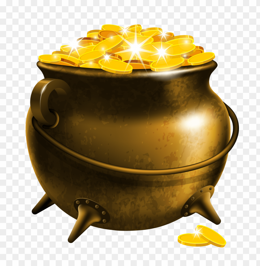 pot of gold png, png,potofgold,gold,pot