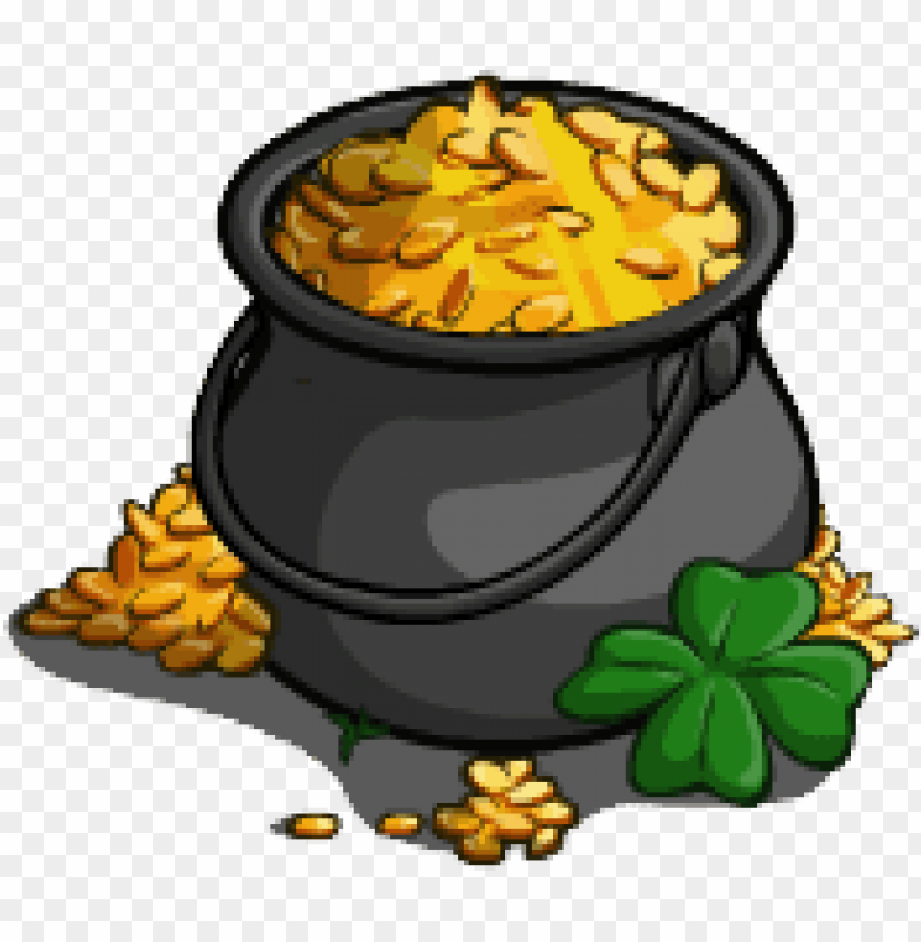 Pot Of Gold Png Png Image With Transparent Background Toppng - pot o gold roblox