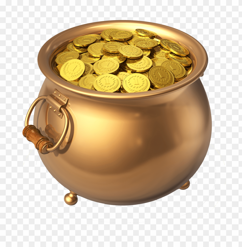 pot of gold png, potofgold,pot,gold,png