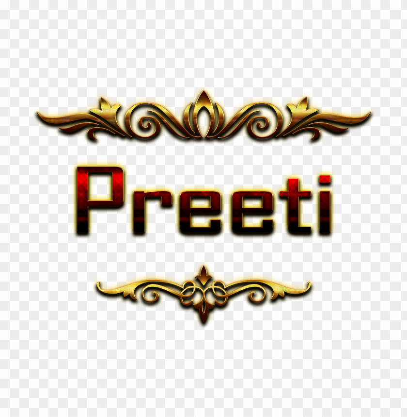 Download preeti decorative name png png - Free PNG Images | TOPpng