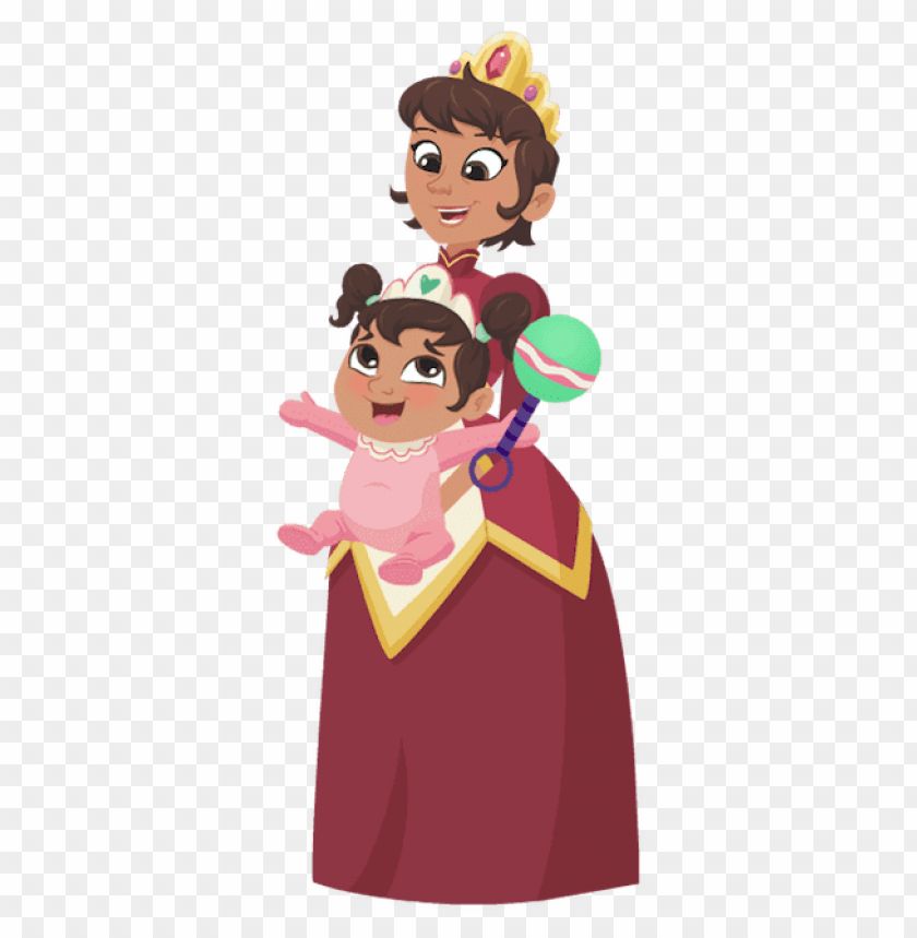 Download Download Princess Knight Nella S Mother Queen Mom Holding Norma Clipart Png Photo Toppng