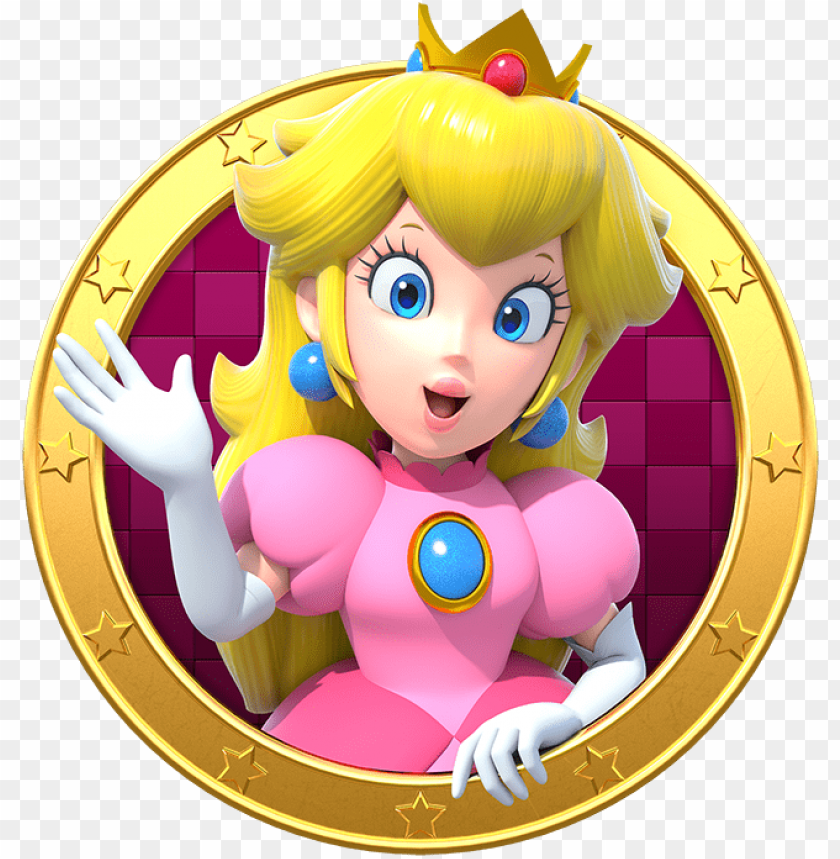 princess peach mario party star rush PNG transparent with Clear Background ID 81223