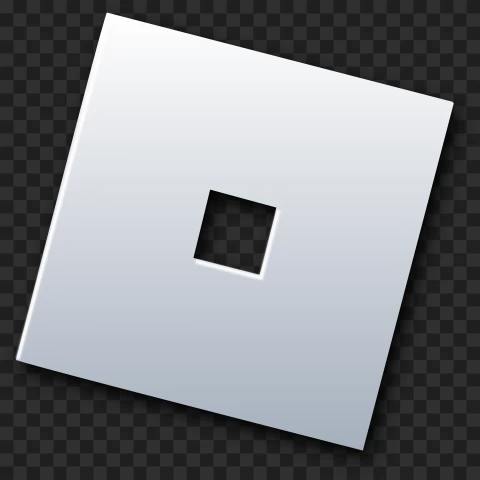 HD Roblox Black Text Logo With Symbol Sign Icon PNG