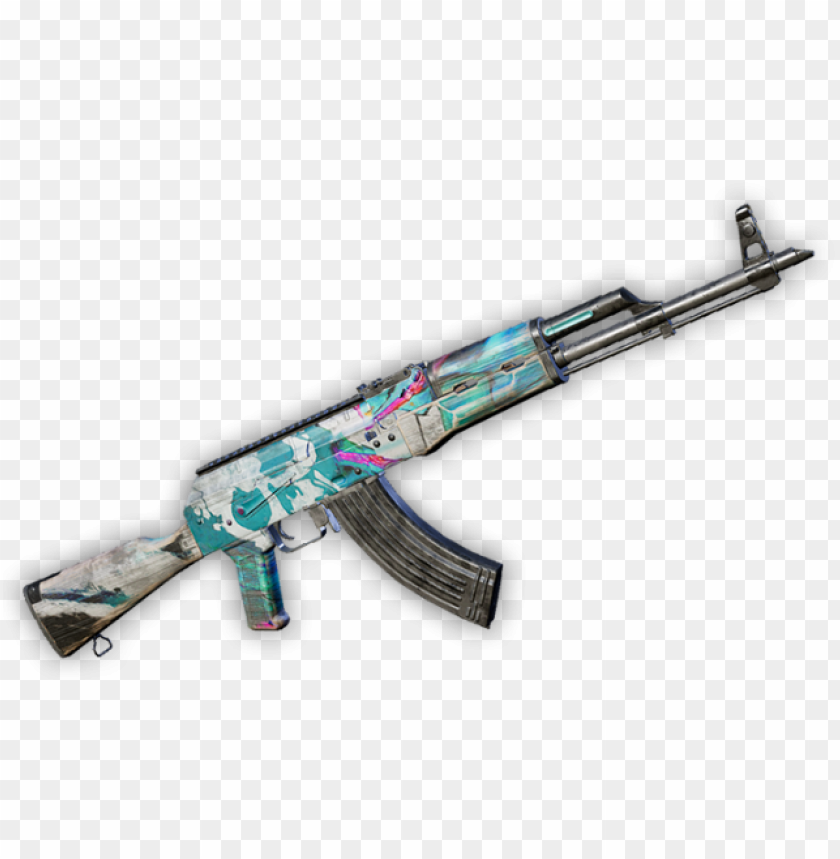 Pubg Cool Skins Akm Gun Weapon PNG Image With Transparent Background