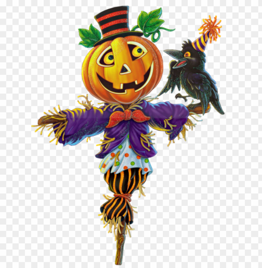 pumpkin scarecrow png images background -  image ID is 56447