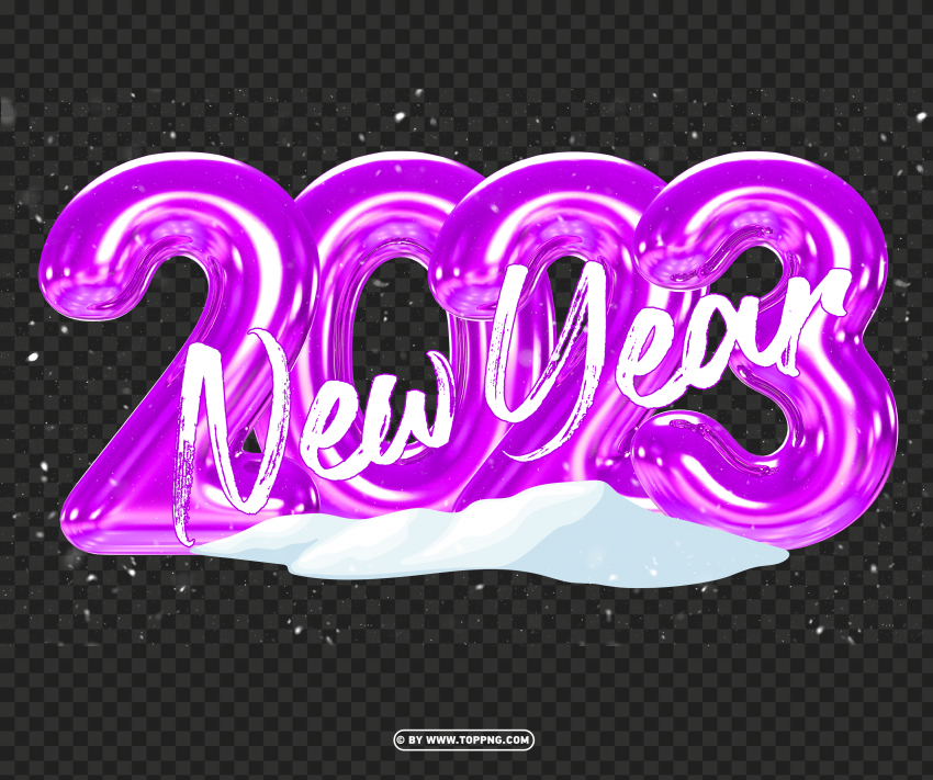 purple 2023 new year png with snowy design free png,New year 2023 png,Happy new year 2023 png free download,2023 png,Happy 2023,New Year 2023,2023 png image