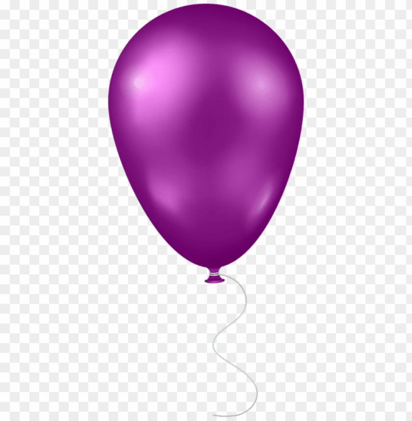 Transparent Background PNG of purple balloon transparent - Image ID 41967